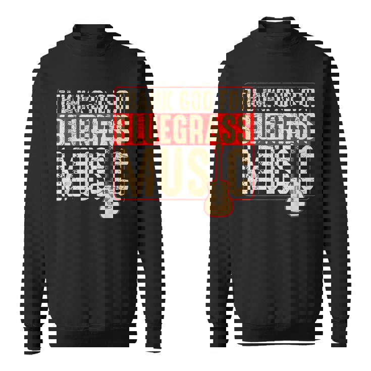 Bluegrass ミュージックギタープレーヤー 面白いバンジョー楽器 スウェットシャツ