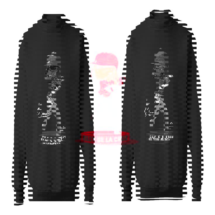 Bobblehead Elly De La Cruz Cincinnati Mlbpa スウェットシャツ