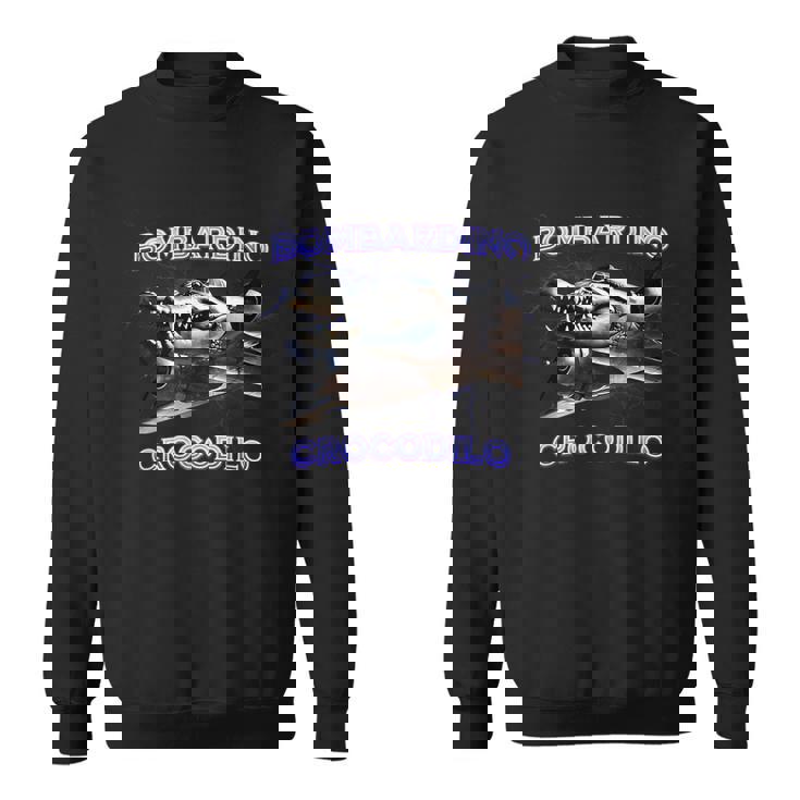 Bombardino Crocodilo Bootleg Brainrot イタリアン ブレイン ミーム スウェットシャツ