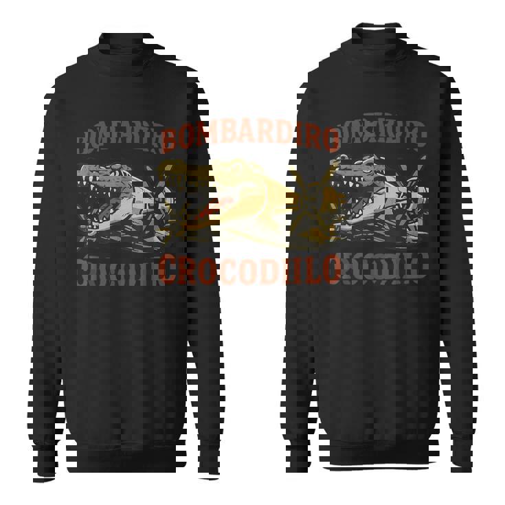 Bombardiro Crocodilo イタリアンブレインロットミーム スウェットシャツ