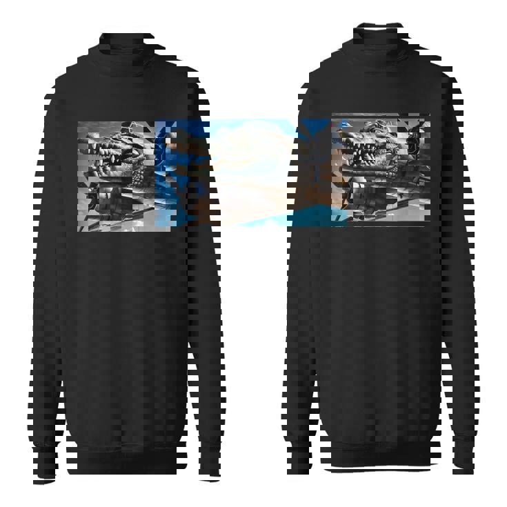 Bombardiro Crocodilo Brain Rot Gen Alpha Meme スウェットシャツ