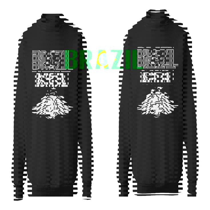 Brasil Baloncesto Fans Jersey Bandera Brasileña Deporte Amantes In Mangas Camisa de entrenamiento