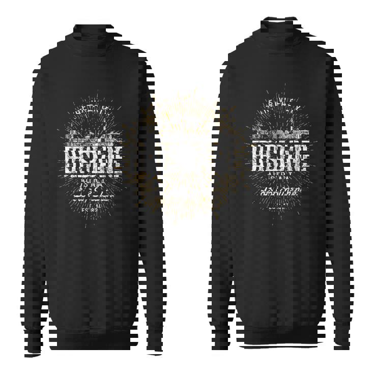 Brisbane Australia オーストラリアヴィンテージスタイルレトロブリスベン スウェットシャツ