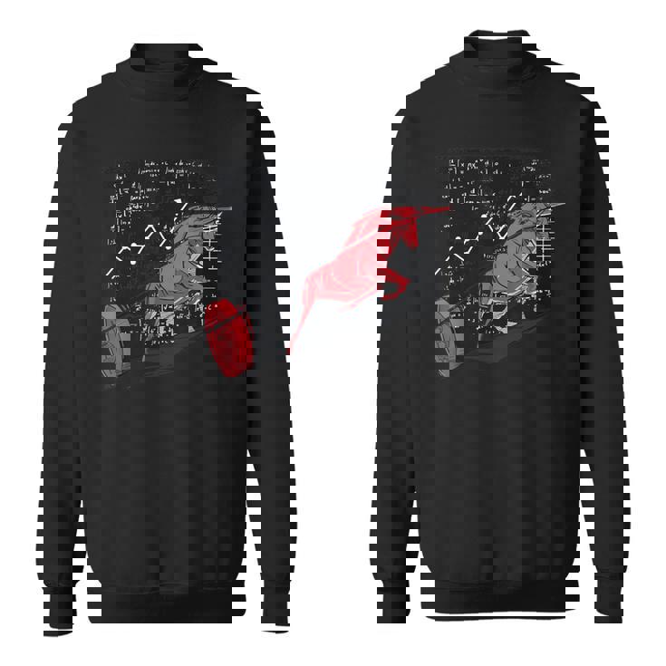 Bullishtock Market シャツ A Bull Pull A Bitcoin Up スウェットシャツ