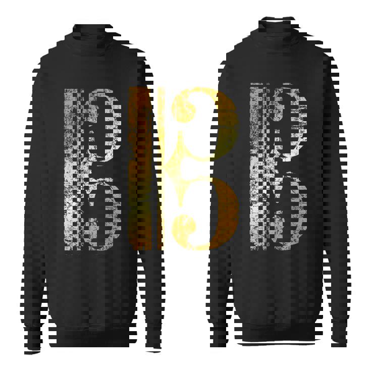 C-音記号 ヴィンテージイエロー ミュージシャンヴィオラ・チェロ。 スウェットシャツ