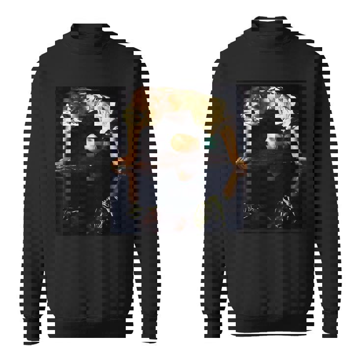 Caravaggioによるnarcissus（Narciso） スウェットシャツ