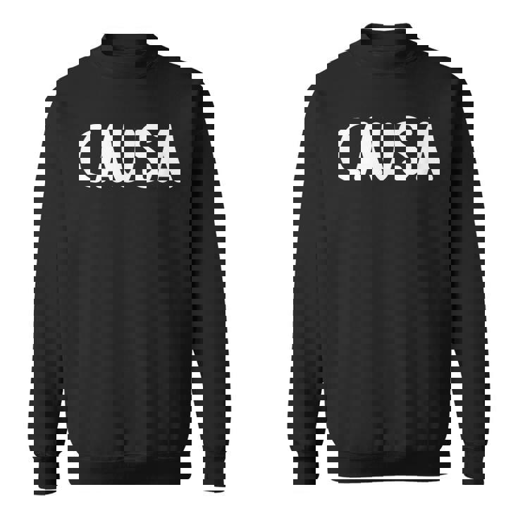 Causa フードデザイン メンズ レディース キッズ 面白い カウサ スウェットシャツ