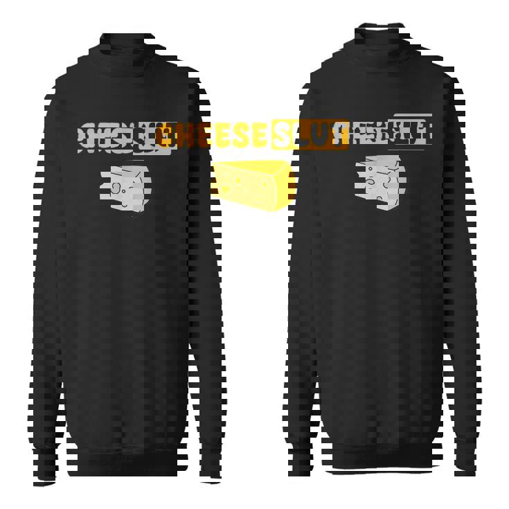 Cheeselut ファニーチーズ愛好家 乳製品 カード ユーモア メンズ レディース スウェットシャツ