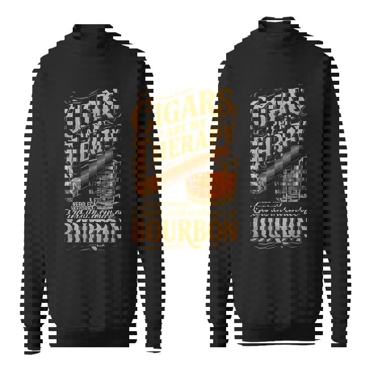 Cigars Are My Therapy Weekend Forecast Bourbonアパレル スウェットシャツ