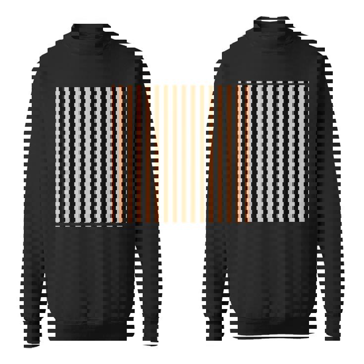 Color Of The Year 2024 -ピーチファズとブラックストライプ スウェットシャツ