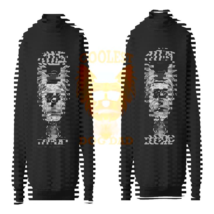 Coolest Dog Dad I Yorkshire Terrier パパ I ヨークシャー・テリア スウェットシャツ