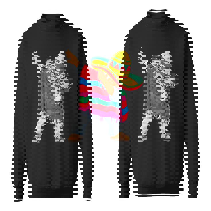 Dabbing メキシカン ポンチョ シンコ・デ・マヨ ボーイズ メンズ ソンブレロ ダブ スウェットシャツ