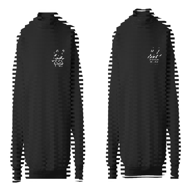 Dad Est 2025 赤ちゃんのお父さんが初めて父の日になることを期待 スウェットシャツ