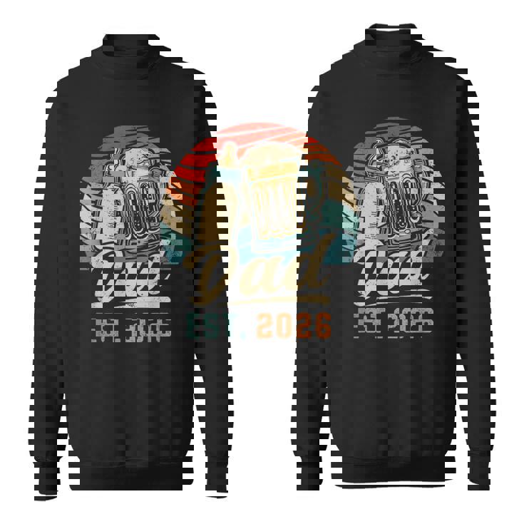 Dad Est 2026 年のパパ 初めての父の日 若いパパ 新しいパパ スウェットシャツ