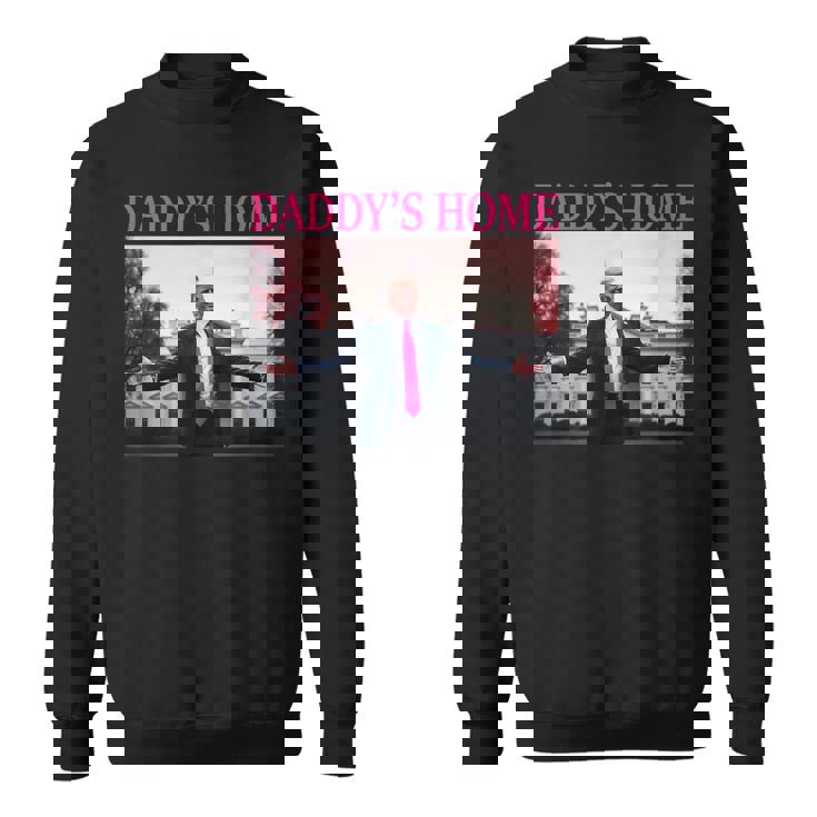 Daddy's Home President Donald Trump 2024 Pink Trump スウェットシャツ