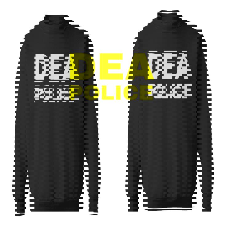 Dea Police Drug Enforcement Administration フロントとバック スウェットシャツ