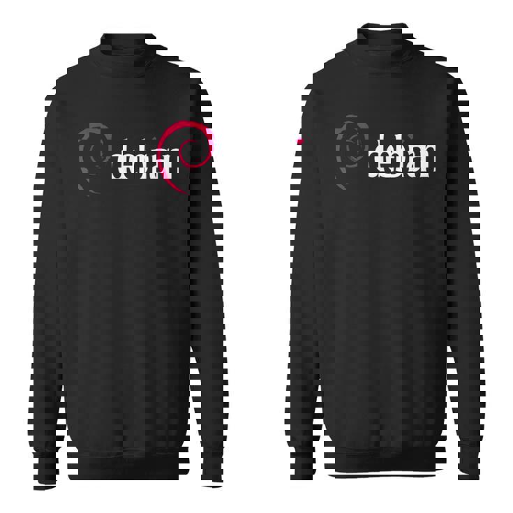 Debian Linux Tux プラグインプログラマー スウェットシャツ