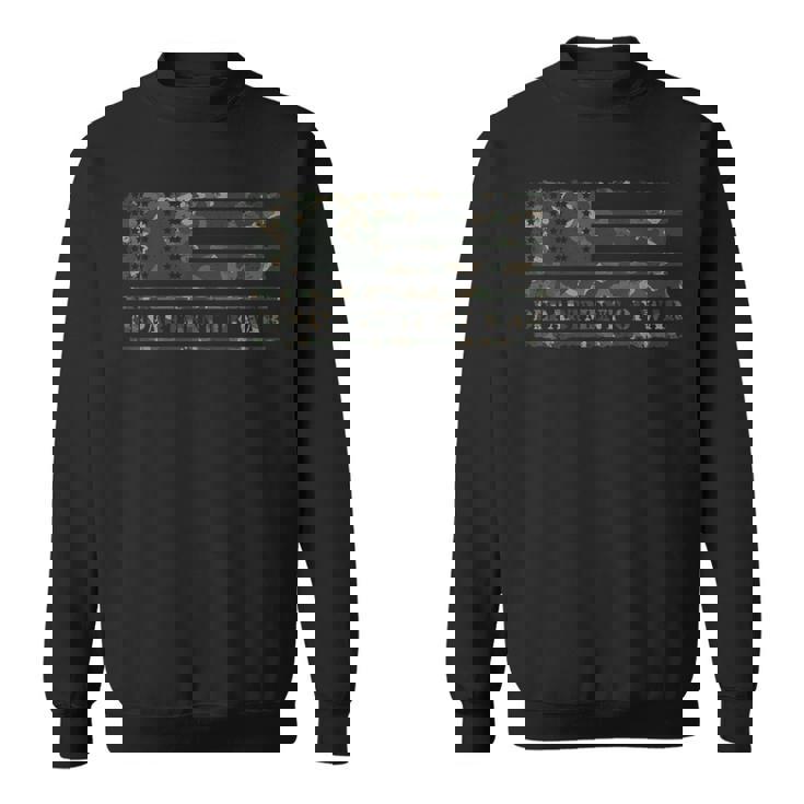 Department Of War Usa Camouflage Flag Department Of Defense Sweatshirt