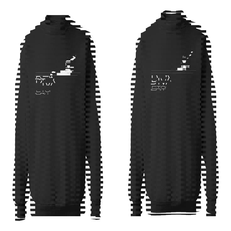 Detroit Airport Code お土産ギフト Dtw スウェットシャツ