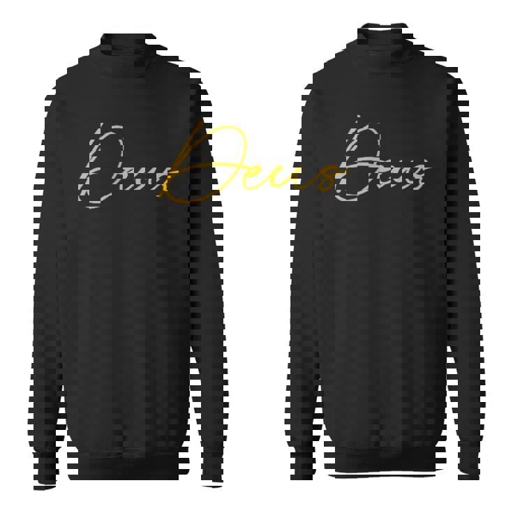 Deus ラテンデザインレタリング スウェットシャツ