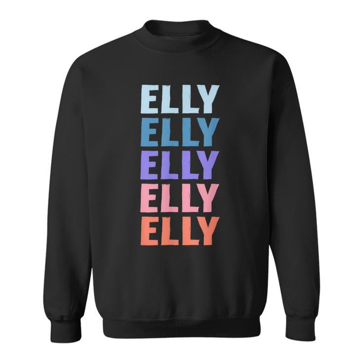 Divertido Regalo Nombre Elly Personalizado Primer Nombre Camisa de entrenamiento