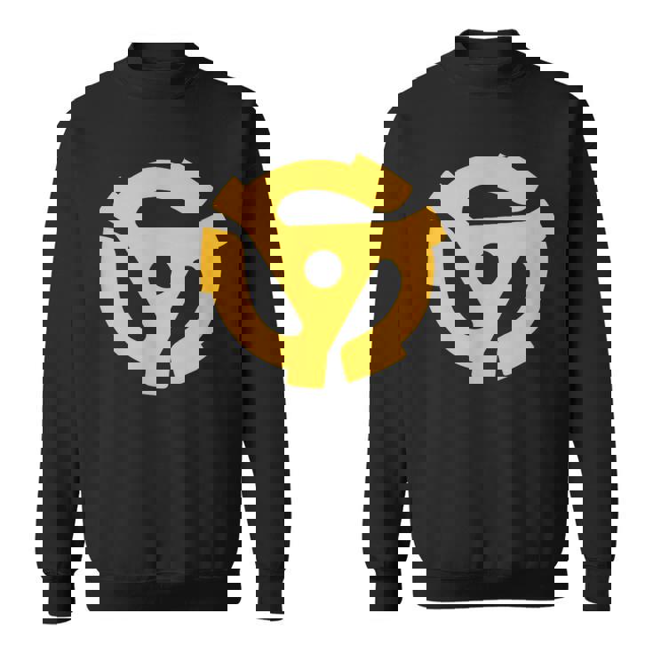 Dj 45Rpmアダプター ターンテーブルミュージック スウェットシャツ