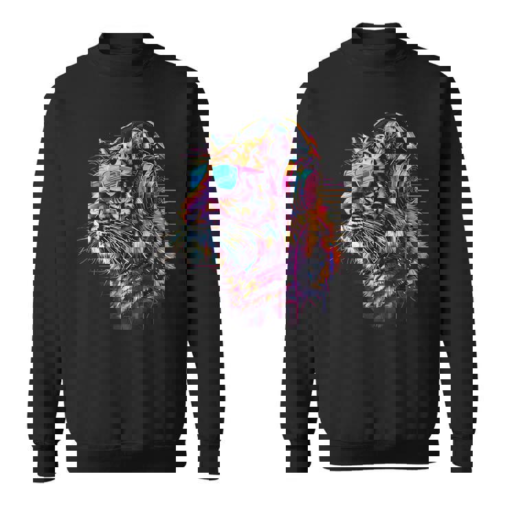 Dj Tiger ミュージックヘッドフォン ハウス ビートメーカー 音楽プロデューサー スウェットシャツ