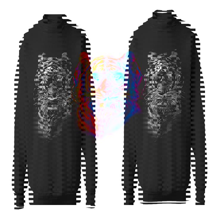 Dj Tiger 音楽プロデューサー Beatmaker Music Headphones House スウェットシャツ