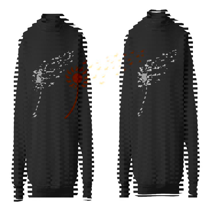 Dog Lovers 風に吹くタンポポのコーギー スウェットシャツ