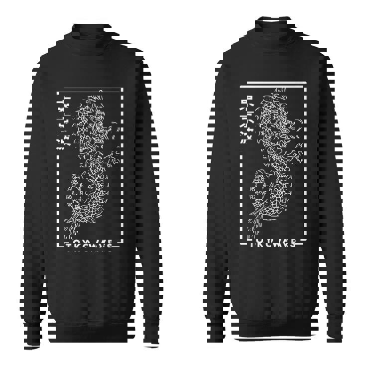 Dragon Japonais Minimaliste Et Esthétique Sweater e