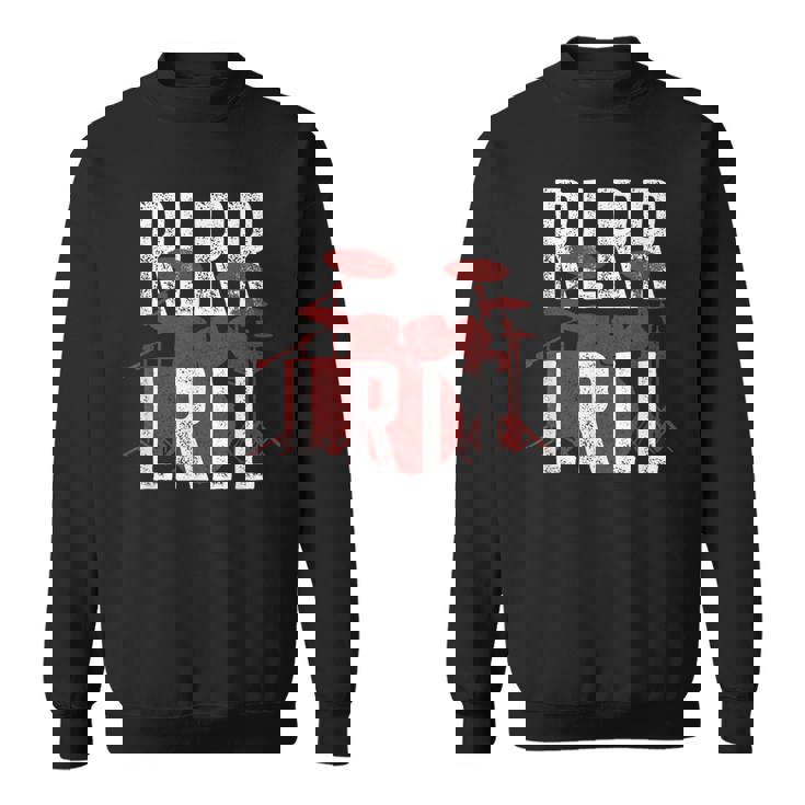 Drummers ドラム パラディドル 練習ドリル スウェットシャツ