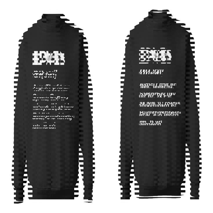 Edwin 名前 長袖tシャツ スウェットシャツ