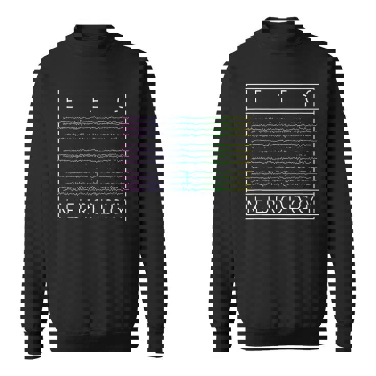 Eeg技術者 神経学 カラフルな脳波 Eeg スウェットシャツ