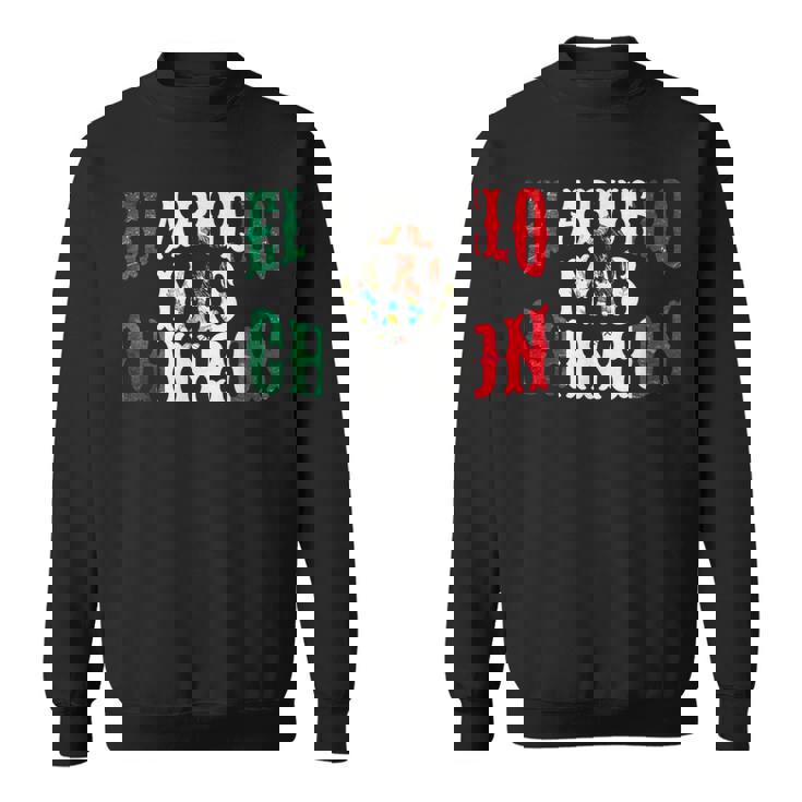 El Abuelo Mas Chingon Mexican Spanish Grandpa Father's Day Sweatshirt