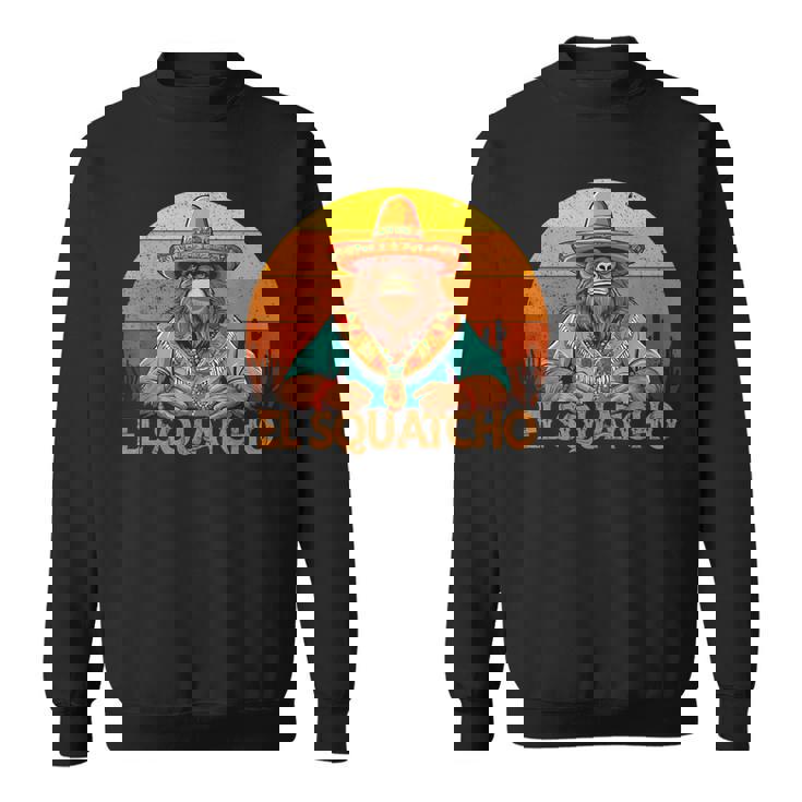 Elquatcho メキシカン ビッグフット サスカッチ シンコ・デ・マヨ メンズ キッズ スウェットシャツ