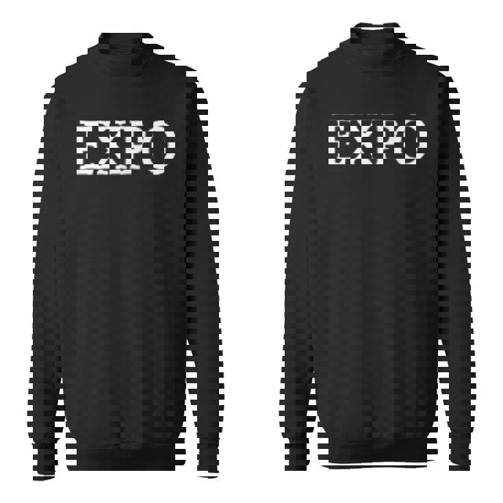 Expo 英単語アパレル スウェットシャツ