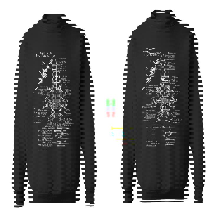 F-15 Eaglepecs シャツ ミリタリー 戦闘機 ジェット スウェットシャツ