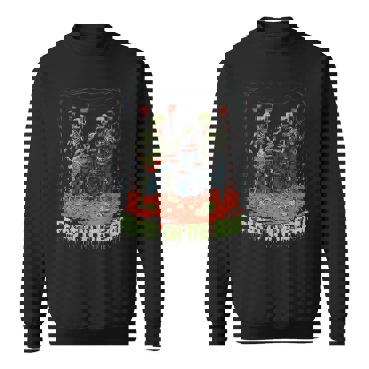 Feast On The Beat ゾンビバンド ハロウィン ロックンロール スウェットシャツ