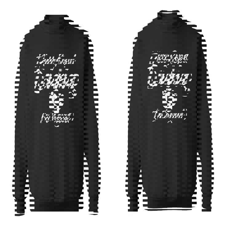 I Finallytopped Drinking I'm Pregnant ギフトtシャツ スウェットシャツ