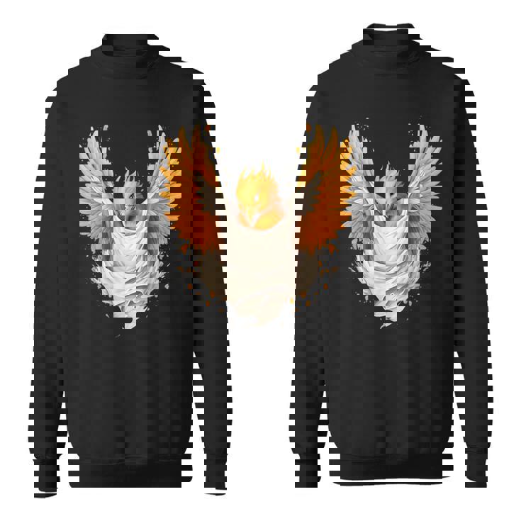 Firebird Reborn Rejuvenation 神話の鳥 アートワーク フェニックス スウェットシャツ