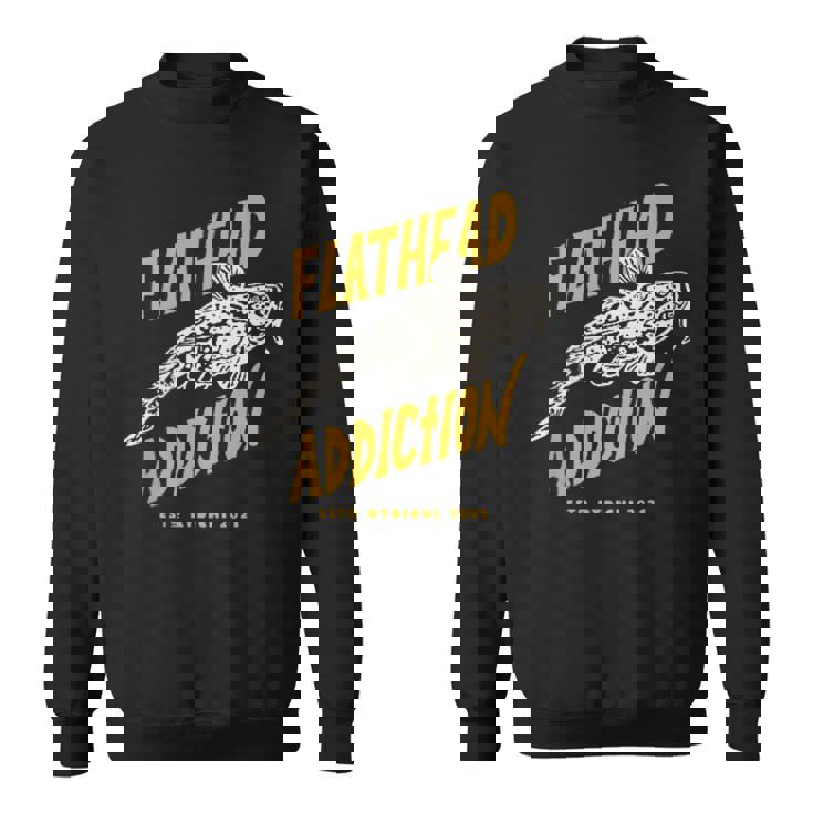 Flathead Addiction マゴチ 釣り スウェットシャツ