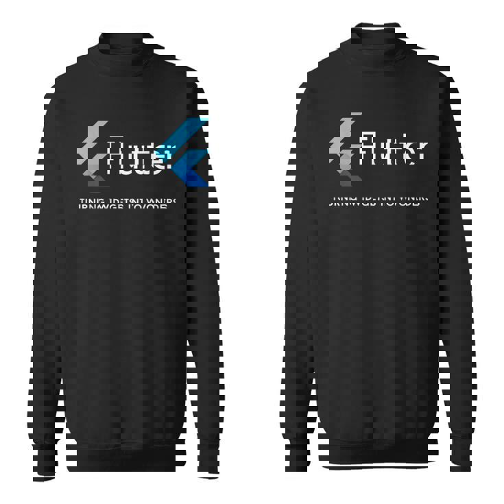 Flutter ウィジェットがアートになる場所 スウェットシャツ