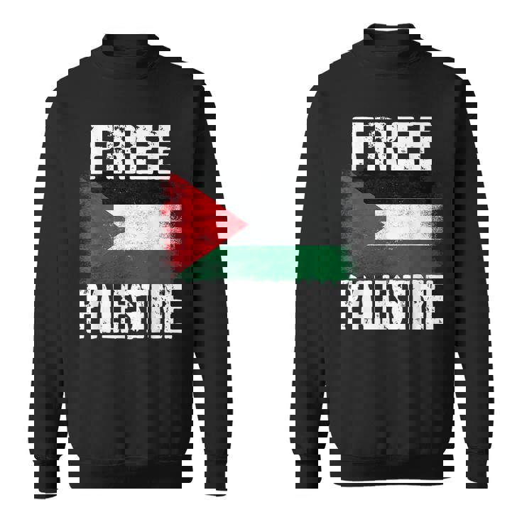 Free Palestine Free Gaza パレスチナの旗無料パレスチナ スウェットシャツ
