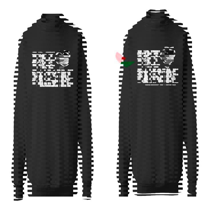 Free Palestine パレスチナの旗無料パレスチナ スウェットシャツ