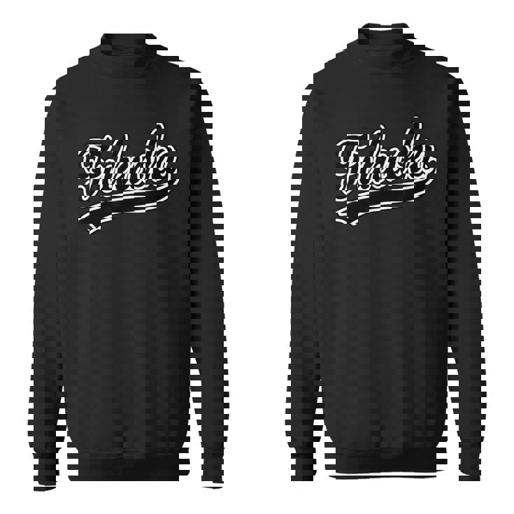 Fukuoka 福岡（チームユニフォーム風）【47都道府県】ジモtティ 地元愛 お土産 面白い おしゃれ スウェットシャツ