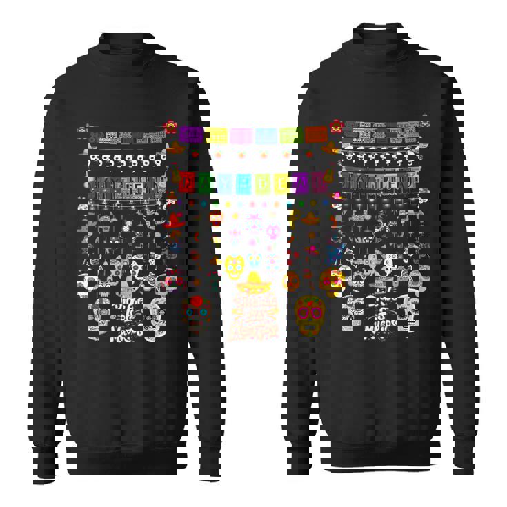 Fun Dia De Los Muertos メキシコシュガースカル スウェットシャツ