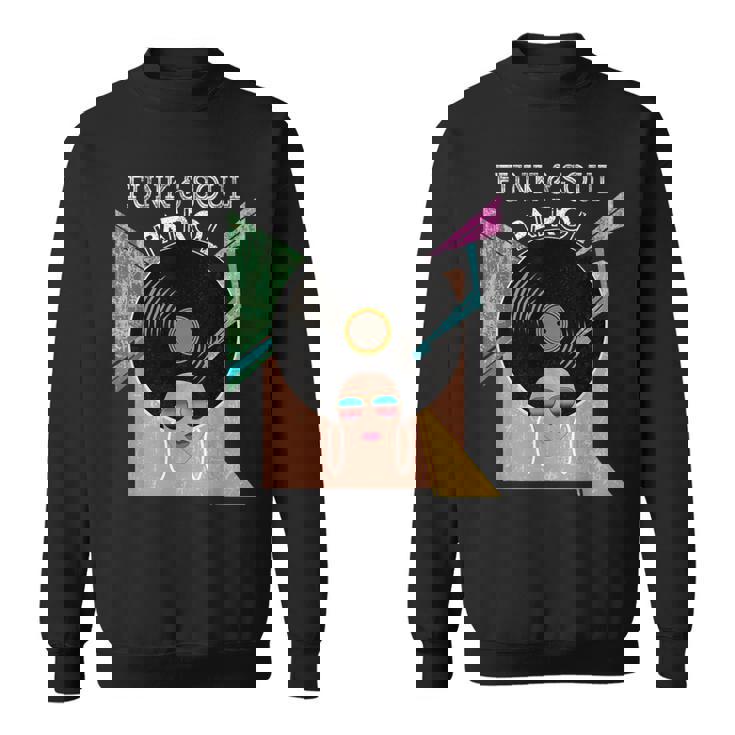 Funk &Oul Patrol 70年代80年代ビンテージアフログラフィックミュージックシャツ スウェットシャツ