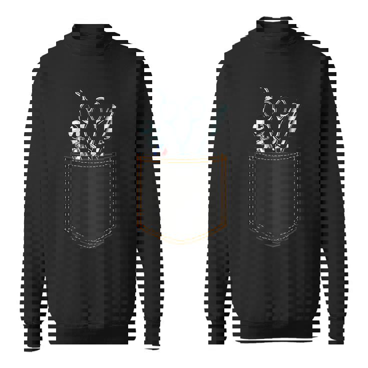 Barbershop アクセサリー ポケットヘアカッター バーバー スウェットシャツ