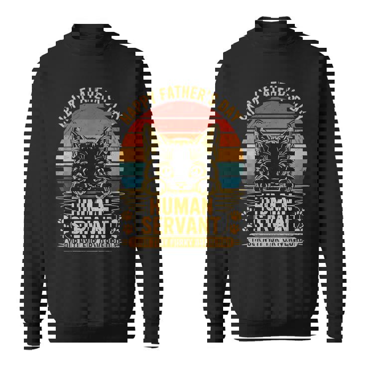 Cat Dad Lover For Vintage Father's Day Meow Daddy Sweatshirt