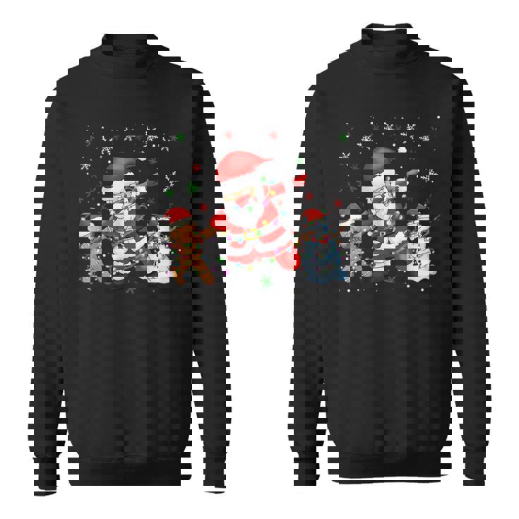 Dabbinganta Christmas おかしいdabサンタクロースクリスマス スウェットシャツ